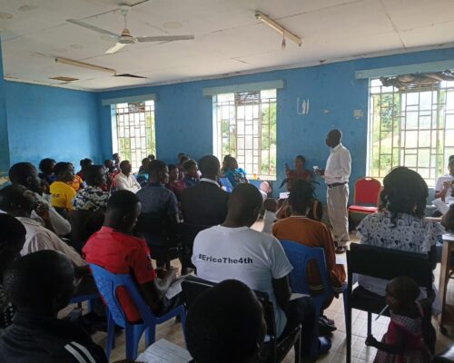 Young leaders gathered inside the hall at the Samia Youth Leadership Summit