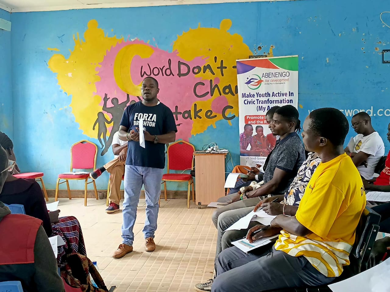 Young leaders at the Samia Youth Leadership Summit