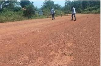 The same road with a smooth murram surface after ABEDEV's advocacy
